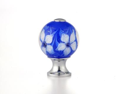 China Modern Modern Flower Pattern Furniture Hand Crafted Pulls And Knobs for sale