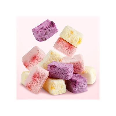 China Hot-selling Low-fat Yogurt Net Celebrity Snacks Delicious Freeze Dried Cubes for sale