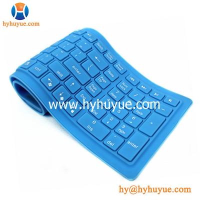 China 2014 Fashion 113 keys Wired Silicon PC/ Tablet/ Laptop/Smartphone Soft Keyboard Waterproof for sale