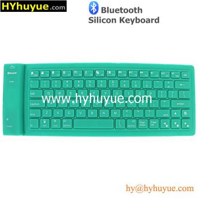 China Bluetooth 83 Keys Wireless Silicon PC/ Tablet/Laptop/ Smartphone Soft Keyboard Waterproof for sale