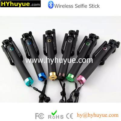 China 2015 newest Mini Foldable Selfie Stick with Bluetooth Shutter Button from HYhuyue for sale