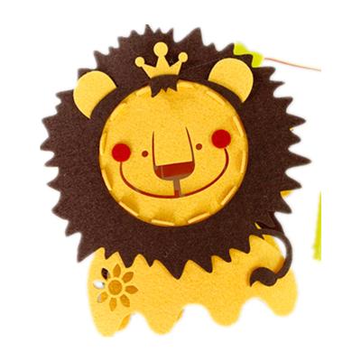 China Eco-friendly Materials lion LED Lamp Light Creative Strip pumpkin hanging Toys for kids Projection Lamp halloween Home Props Decor DIY felt Lantern for sale