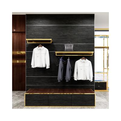 China LUX Design Factory Custom Menswear Store Display With Menswear Shop Design For Shop Display Cabinet 5 Years Quality Warranty for sale