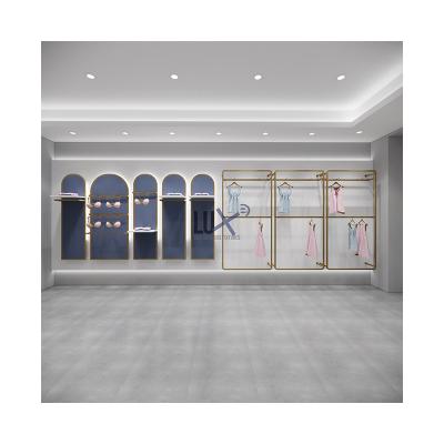 China Custom LUX Design Tailor Made Lady's Underwear Display Metal Underwear Display Rack Underwear Display Rack 5 Years Quality Warranty for sale