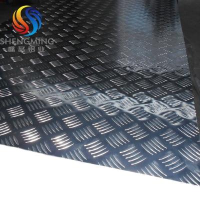 China Decoration Decoration Industry Custom 6061 H12 Embossed Aluminum Sheet Five Bars Embossed Aluminum Sheet for sale