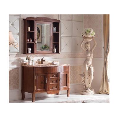 China Low Environmental Friendly Price For Bathroom Vanity Ceramic Mirror Sink Solid Wood for sale