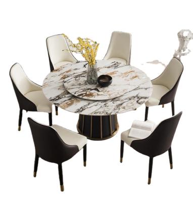 China Modular Lightweight Luxury Rock Panel Dining Table High End Home Living Room Cabinet for sale