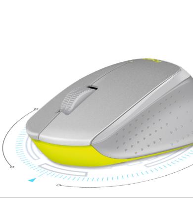 China Office Convenient Wireless Mouse Logitech M330 Mouse Gary With Wireless 2.4G Mute Receiver for sale