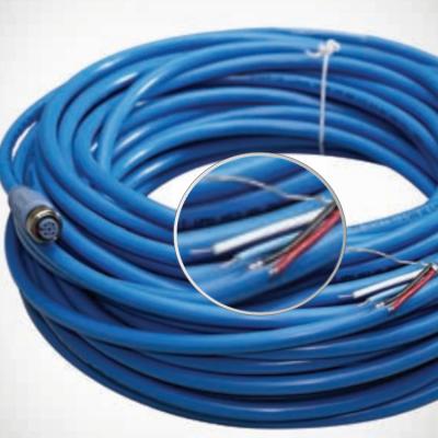 China Power NMEA2000 Wire Female Pair Medium Single Ended Open Cable Connector for sale