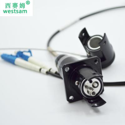 China Power Transmission Network Plug Military Aviation 2pin Fiber Optic Connector for sale