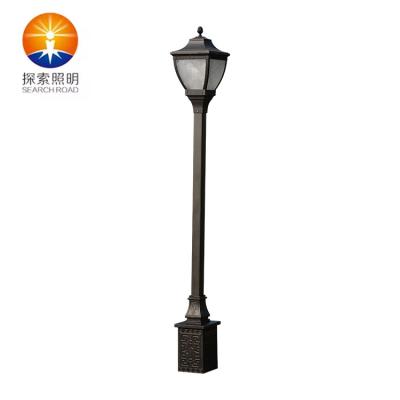 China LANDSCAPE European Style Solar Power Lights Garden Outdoor Solar Light Parts Outdoor Garden Lamp for sale