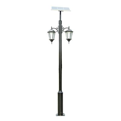 China Hot Sale European Factory Garden Vintage Style Solar Powered Pathway Light Solar Street Light System for sale