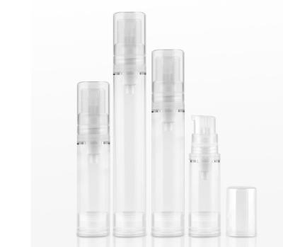 China Mini Slim Plastic Airless Cosmetic Bottles 5 Ml 10 Ml 12 Ml 15 Ml for sale