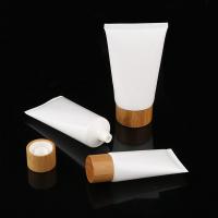 China Screw Bamboo Lid 120g 150g Lotion Tube Containers for sale