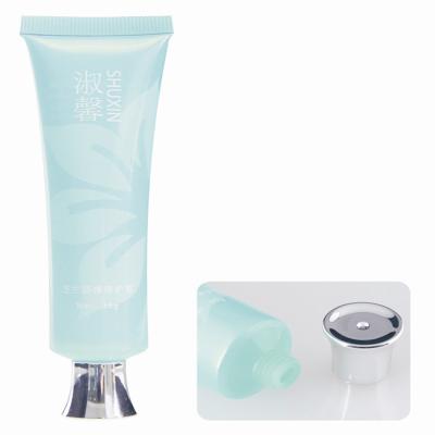 China 30ml mutiple choice color customized  screw cap BB CC Cream soft tube, plastic eye cream emulsion bottle for sale