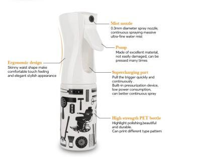 중국 인간 환경 공학적 28 410 연속적인 미용실 물 분무 병 판매용