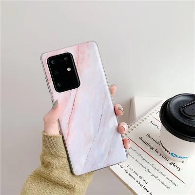 China For Galaxy S20 Ultra 5G For Galaxy S22 Luxury Soft Matte Marble Stone Phone Plain TPU Back Case For Samsung Galaxy S22 Plus for sale