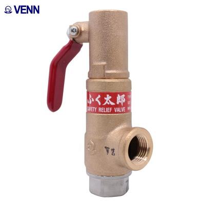 China General type wholesale Japan VENN SL-37 stainless steel series thread bronze safety relief valve for boiler steam system for sale