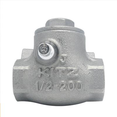 China General Japan KITZ UO High Quality CF8 Metal Check Valves Cast Stainless Steel Swing Check Valve For Dog for sale