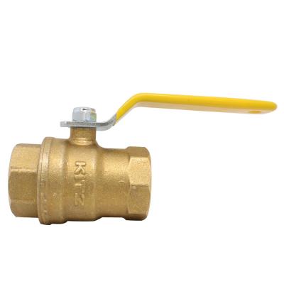 China Wholesale high quality general type 600 sza forged brass ball valve KITZ threaded to caliber for water oil gas 1/2 DN15 15MM DN20 for sale