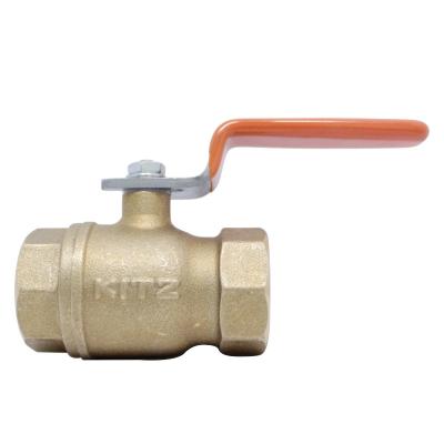 China Wholesale High Quality General Japan KITZ T TYPE 600 Forged Brass Hole Screwed Ball Valves For Water Oil Gas DN15 DN20 DN25 1/2inch for sale