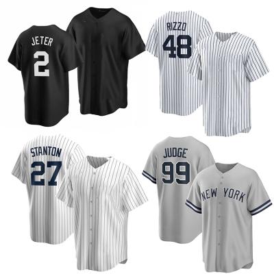 China Cheap Custom Shirts 2021 Judge 48 RIZZO 27 STANTTON 2 THROW York New Yankee Buy s Team Jersey Men Jersey Breathable 2021 New York Shirts for sale