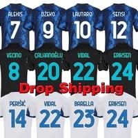 China Shirts & Tops Italy in Thailand men soccer ter wears 2021-2022 #7 ALEXIS Dzeko Perisic Lautaro Eriksen Jerseys Wholesale Vestiti da calcio for sale