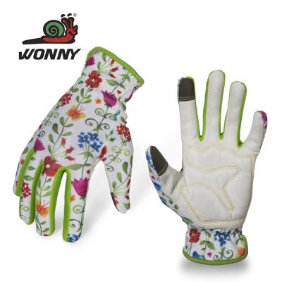 China Breathable Wholesale Custom Design 2021 Manufacturer Popular Women Garden Gloves For Digging Planting for sale