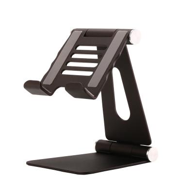 China Amazon Waterproof High Quality Hot Selling Universal Aluminum Adjustable Handles Folding Phone Tablet Stand Desk Holder for sale