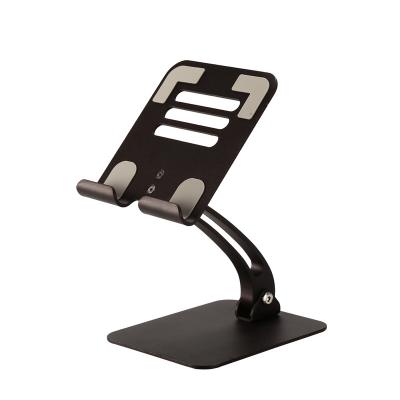 China OEM Factory Aluminum Alloy Mobile Phone Stand Waterproof Desktop Adjustable Foldable Stand For Tablet for sale