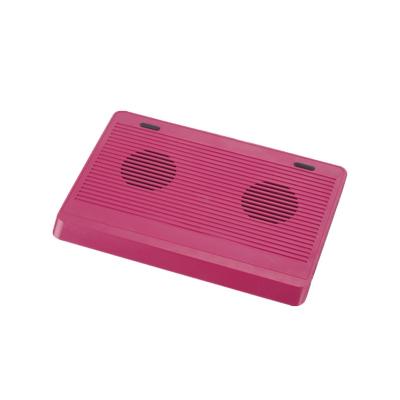 China USB Two Design Cixi Dujia Cooling Pad Notebook Cooler Ergonomic Plastic Fans Eco-Friendly Laptop for sale