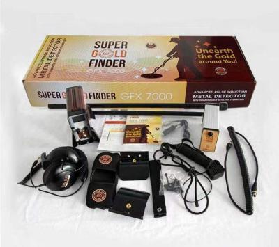 China New Design Treasure Hunting Gfx7000 Professional Underground Gold Finder Black Metal Detector for sale