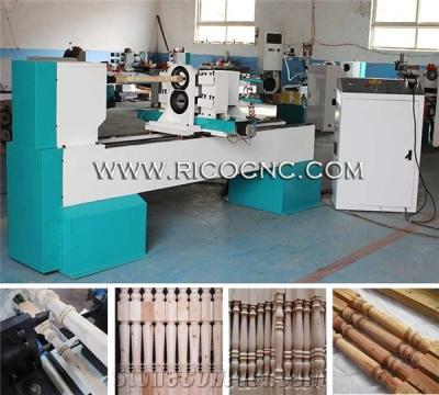 China Woodturning Lathe Machine CNC Lathe Machine for Wood Stairs, Wood Lathing Machine Tool, Baseball Making Machine WTM1516 for sale