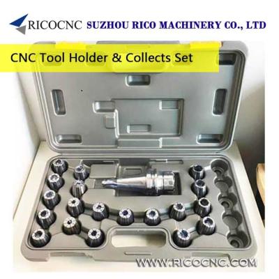 China Milling Tool Holder Collets Chuck Set with Metric ER Collet Sets for sale