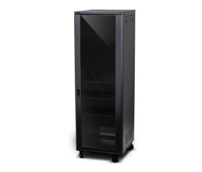 China Industrial 42U Server Rack Cabinet System With DC Fans Enclosure With Casters for sale