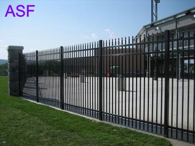 China Spear Top Steel Fencing for sale