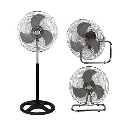 China MEIPAI Hotels--18 Inch 3 in 1 Industrial Electric Fan Floor Fan Stand Luxury Nordic Swinging Pedestal for sale