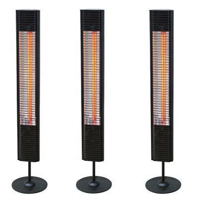 China Outdoor Mobile Electric Halogen Infrared Quartz Stand Heater HL-008 for sale