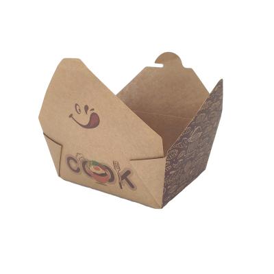 China Safety Customized Packaging Food Box Boxes Food Grade Kraft Paper Eco - Friendly Box for sale