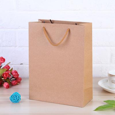 China Recyclable Recyclable Kraft Paper Bag With Twisted Handle Reusable Shopping Paper Bags Logo Printed for sale