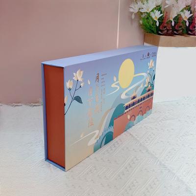 China Biodegradable Rectangle Gift Packaging Presentation Cardboard Labeled Return Gift Box With Lids for sale