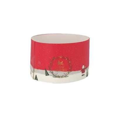 China Custom Fancy Paper Safety Food Wrapping Paper Cake Wrapping Belt Belt Belt Cake Rim for sale