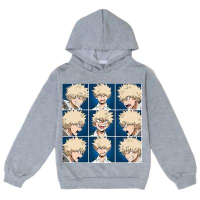 China Anti Shrink Kids Wear Anime Patterned Custom Kids Hoodies And Apparel for sale