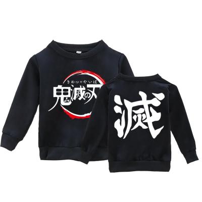 China Children's Clothing 30% Cotton Coat Demon Slayer Pattern Custom Children's Clothing Anti-Shrink for sale