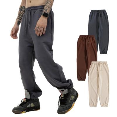 China Anti-Wrinkle Quality Men's Excellent Sweat Joggers Pants Casual Workout Sport Unisex Plus Size French Terry Sweatpants for sale