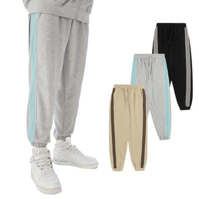 China Anti-Wrinkle Mens Stripe Heavy Sports Joggers Streetwear Workout Cotton French Terry Men Oversized Sweatpants for sale