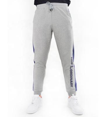 China Hot Sale Anti-wrinkle Joggers Pants Side Pockets Contrast Color Blocked Mens Joggers for sale