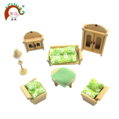 China Cartoon Toy Hot Sale Wooden Children's Furniture Mini Toy Set , Pretend Play Toys for sale