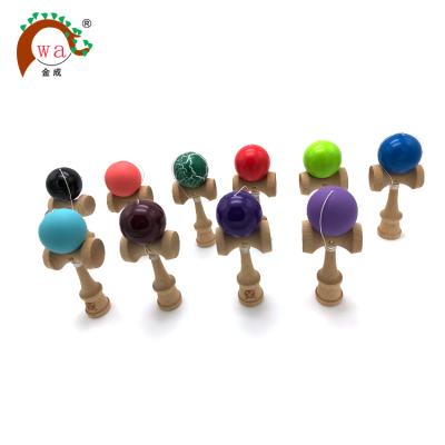 China Wood. Ningbo good custom baby kendama wooden toys for sale