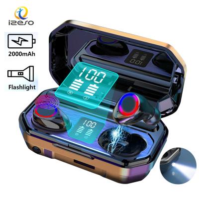 China High Fidelity TWS 5.0 Wireless Earphone M12 Noise Canceling 9D Sports LED Display Earphone Stereo Waterproof Headphones Earbuds for sale